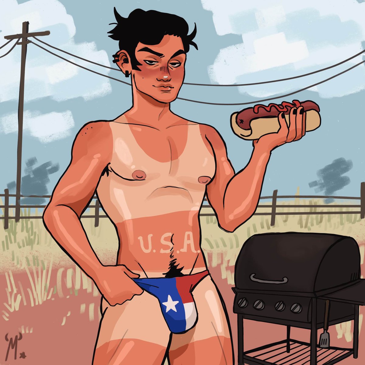 Hard to belive that America is 2,024 years old…. Happy 4th of July from me! Have a great one if you celebrate , don’t forget your sunscreen!! 
🇺🇸🎆🍔🌭