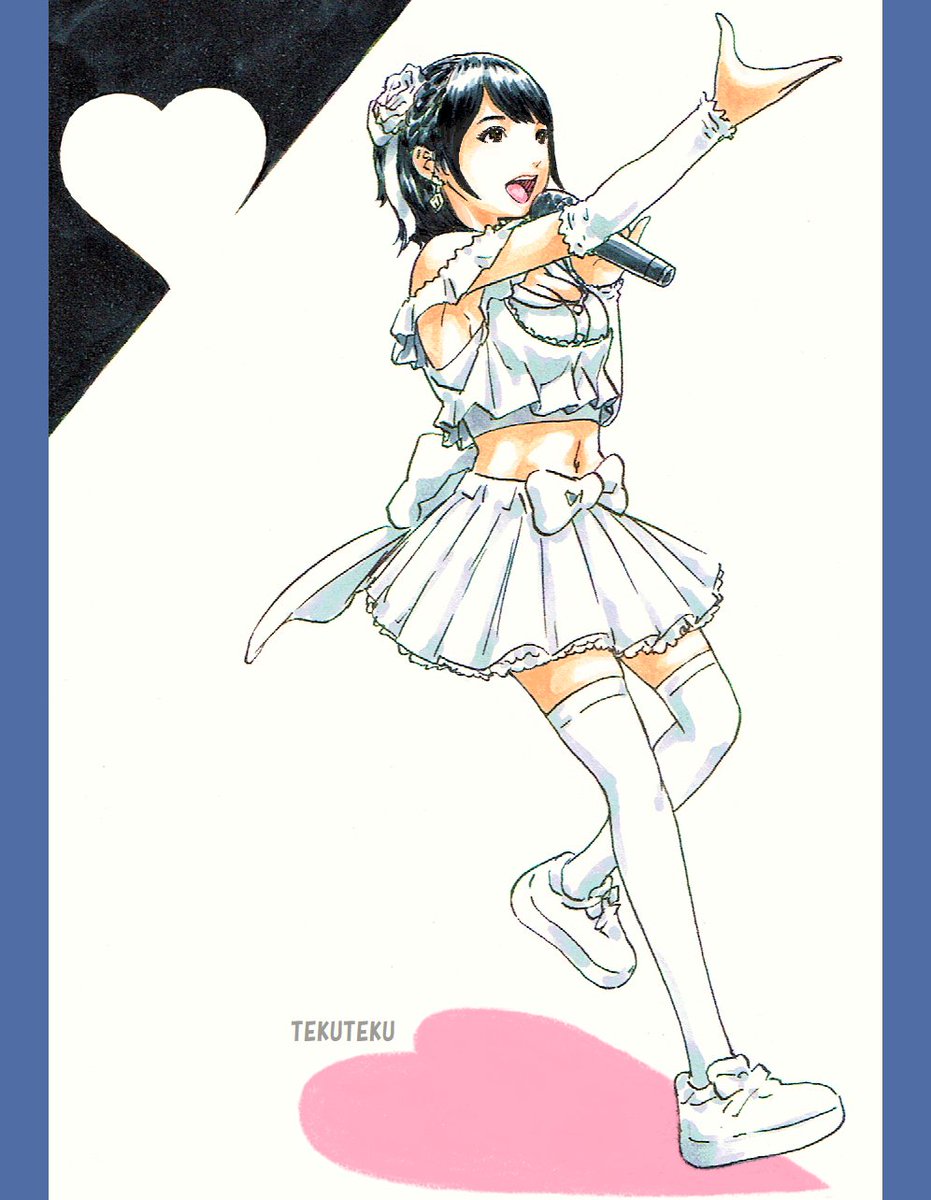 「アイドルさんや舞台の俳優さんが尊くて有難いのはそのパフォーマンスや演技もあるが一」|TEKUTEKUのイラスト