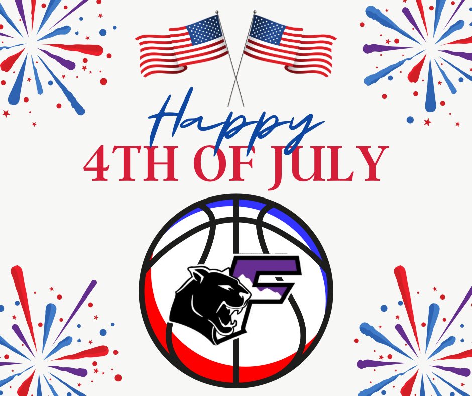 FHSCougarBBall's tweet photo. Happy 4th of July, from your Cougar 🏀🏀🏀 Family!!! https://t.co/ff95kjrAOW