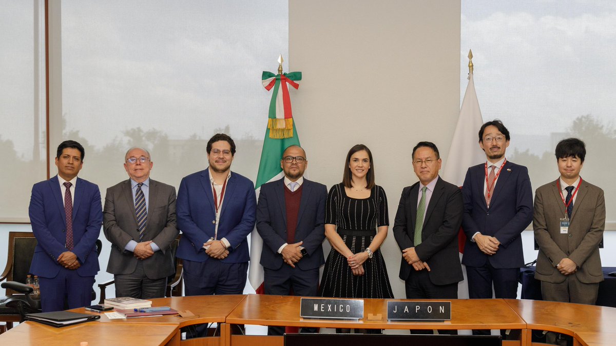 AMEXCID's tweet photo. 📸Concluyó la visita de la Misión de Planificación de #JICA en el marco del Proyecto para el Fortalecimiento del Programa Conjunto 🇲🇽🇯🇵 #JMPP 2030.
Durante su visita, sostuvieron diversos encuentros con instituciones del @GobiernoMX para abordar áreas geográficas prioritarias para la #CooperaciónTriangular y #Regional durante los próximos cuatro años,.
Con el #JMPP 2030, se continuará edificando una historia de colaboración a favor de terceros países de una manera más eficaz, eficiente y estratégica.