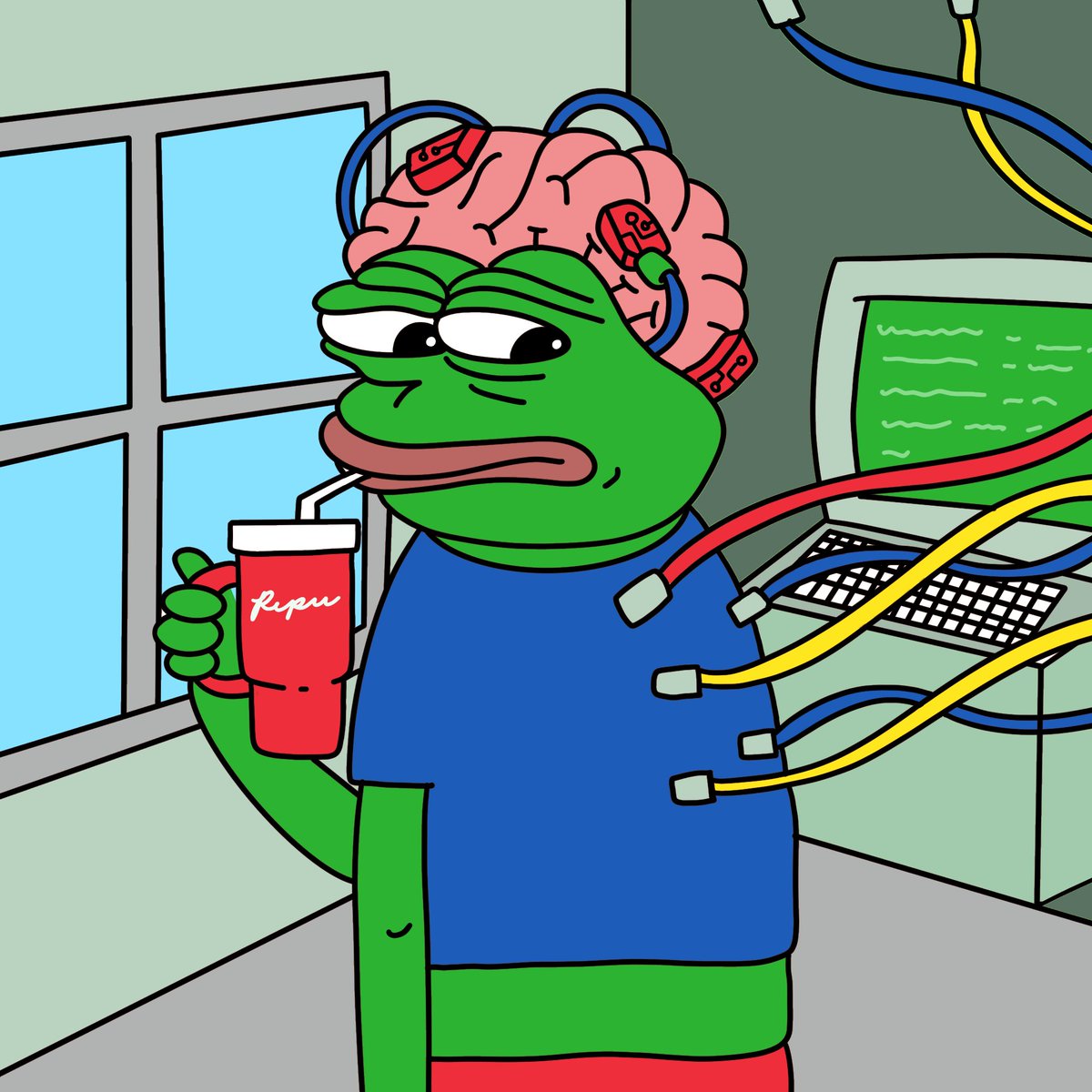 pepe_unchained's tweet photo. Pepe's blockchain is charging up!

Get ready as we prepare to unleash something big ⚡️🐸 https://t.co/Njw0iLDTBr