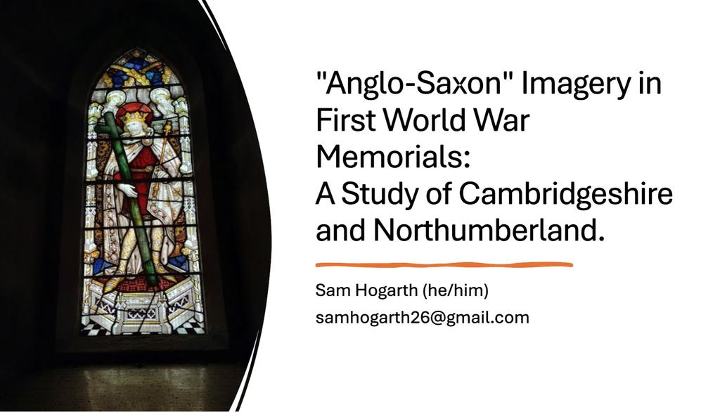 samhogarth26's tweet photo. I had an excellent time at #IMC2024 this week. It was fantastic to be able to meet so many scholars working on Medievalism, as well as bring able to present some of my research into Medievalism in First World War memorials! https://t.co/Lv8g94HSum