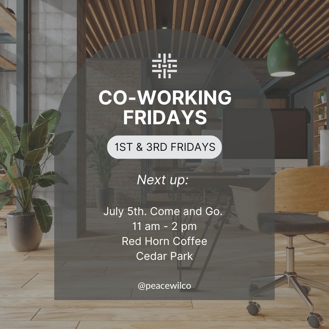 One of the things the last couple of years has given many people is the opportunity to work from almost anywhere. We've taken to co-working a couple of times a month because we also know how nice it can be to be around the people you enjoy while you get s#!+ done! See you there!