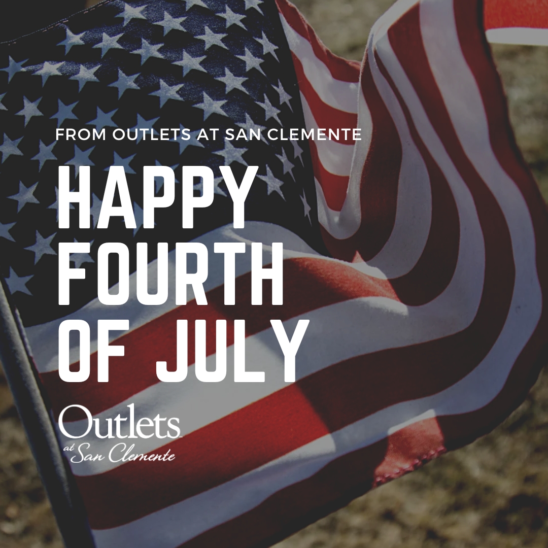 OutletsSC's tweet photo. Happy 4th of July! Our store hours today are 10am to 7pm. Join in on the star-spangled holiday fun with additional savings this weekend, starting today! Click the link in bio for more information. https://t.co/Qir0fytDYt