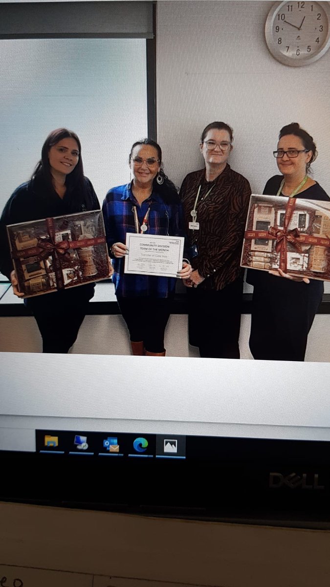 Congratulations to our Community Division, Team of the month TOCH. Well done to both our health and social care teams🥳