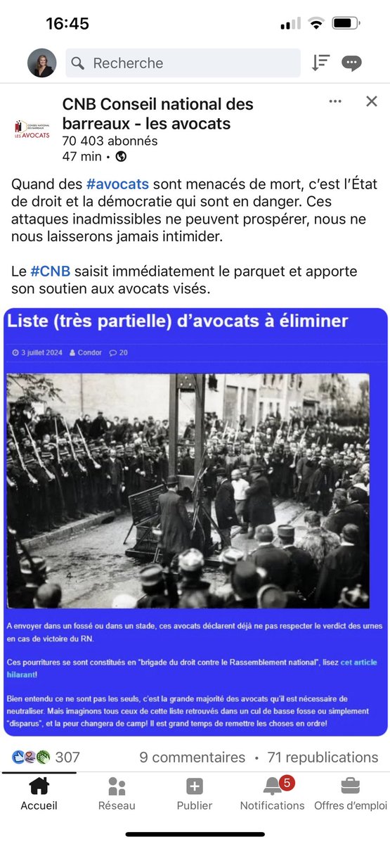 🟢Total soutien des 17 barreaux de la conférence régionale des bâtonniers des Hauts de France aux avocats menacés de mort✊🏻une liste inacceptable ciblant des dizaines de confrères impliqués dans la défense de l’état de droit ⁦<a href="/Conf_Batonniers/">ConférenceBâtonniers</a>⁩ ⁦<a href="/CNBarreaux/">Conseil national des barreaux - les avocats</a>⁩
