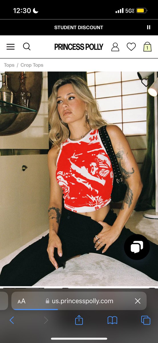 bejulesblitz's tweet photo. wanted to buy this cute going out top for $13 until I saw it had 6 JANUARY printed on the hem what the hell princess polly https://t.co/O9EaczYlJV