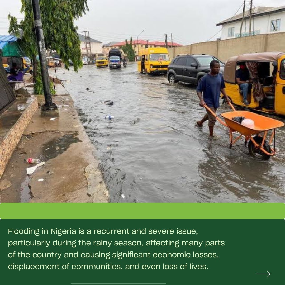 SustyVibes's tweet image. Flooding is a recurring environmental issue in Nigeria, significantly impacting our livelihoods, health, and economic activities.
Yesterday's heavy rain in Lagos served as a reminder.