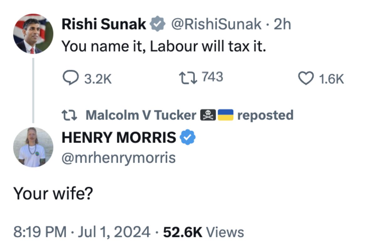 When you come up with the perfect response ...