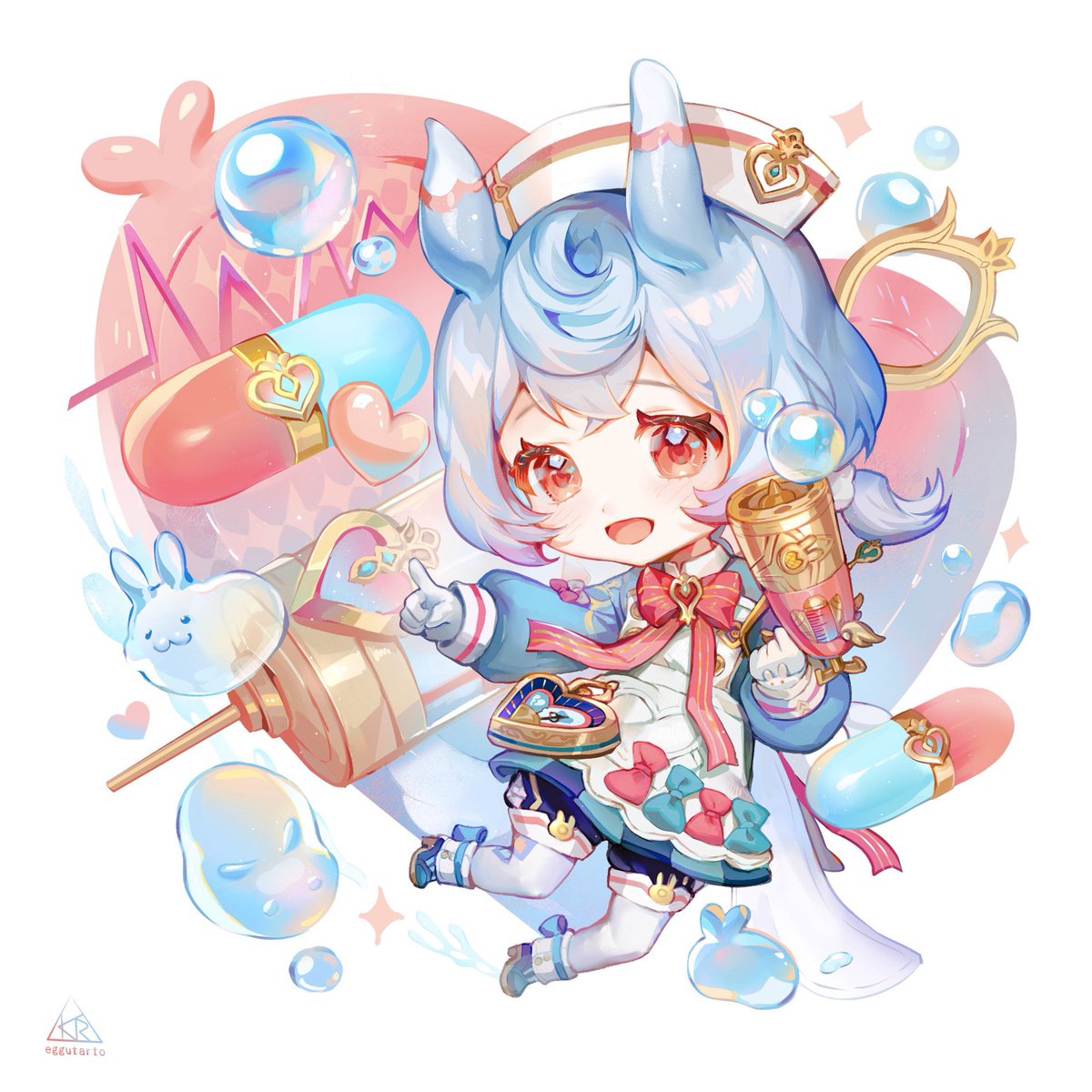 eggutarto's tweet photo. Drew Sigewinne🫧🐰💉💗!

 𝓉𝒶𝑔𝓈: #Sigewinne #シグウィン #GenshinImpact47 #原神47 #chibi #chibiart #illustration #clipstudiopaint #絵 #イラスト https://t.co/ALIxO3UCsA