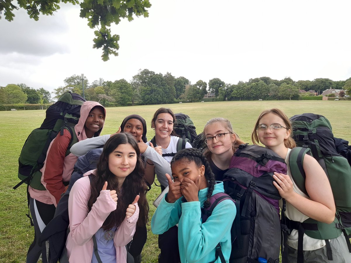 HCACPDofE's tweet image. Our three DofE Silver qualifying expedition teams at the start point, ready to embark on an epic adventure!