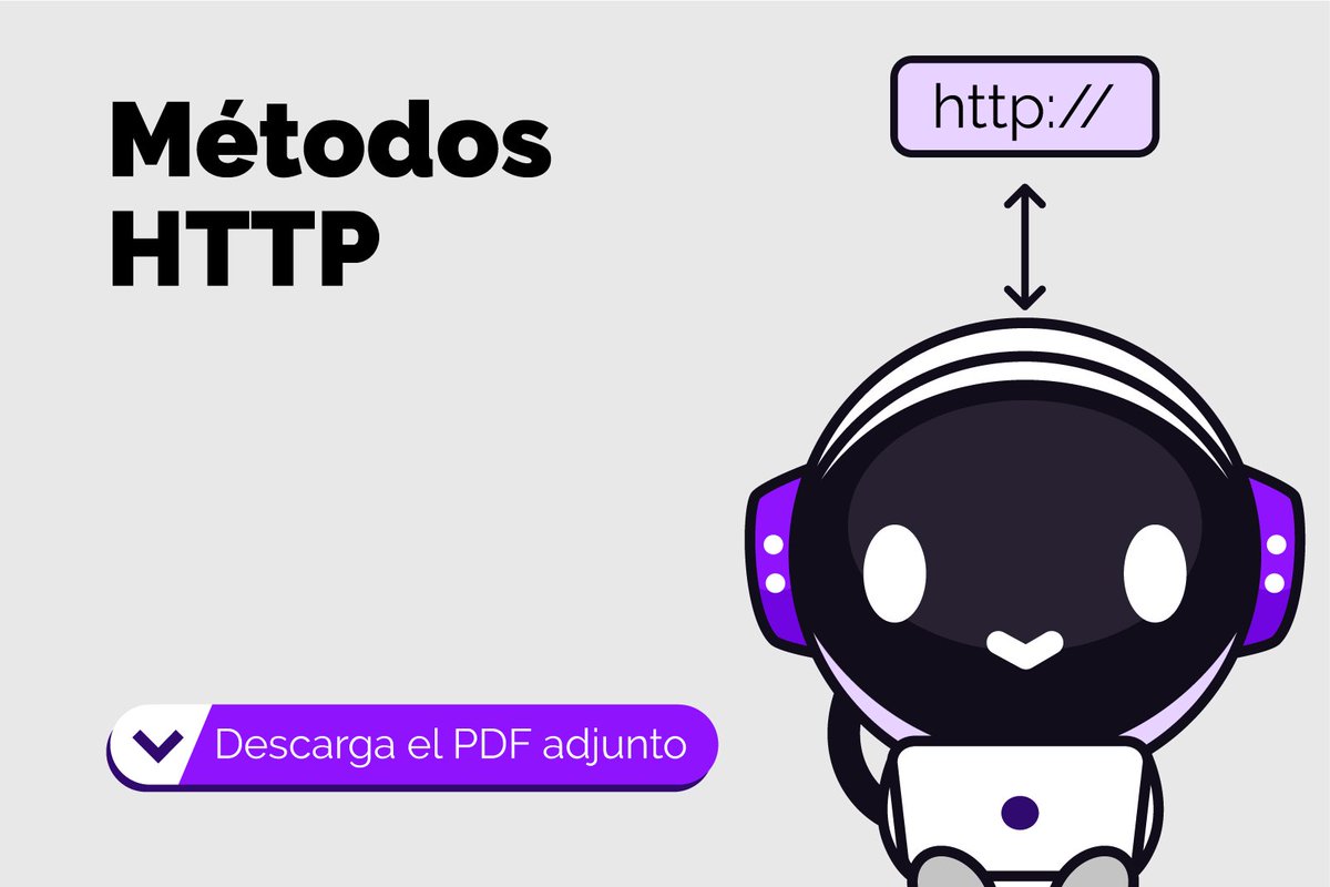 DevTalles's tweet image. 📝 ¡En caso que quieras saber más sobre #Métodos #HTTP, tenemos una útil infografía gratis!

🎁 Puedes descargarla y compartirla con todos, la encuentras en:
👉🏻tinyurl.com/yzabc3aw

🆓 Y para mas convenientes recursos gratis visita: cursos.devtalles.com/pages/mas-tale…