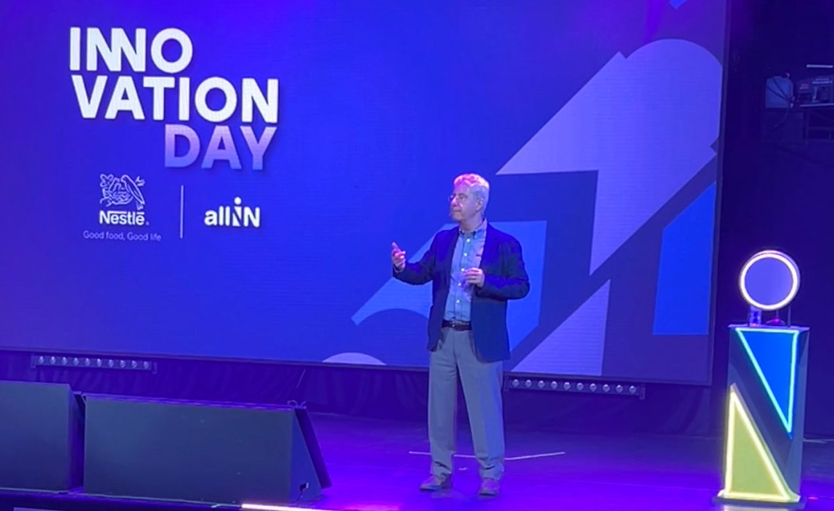 IdeasNegociosTV's tweet photo. Inicia el #InnovationDay de @NestleMX y el sistema de innovación de la compañía llamado #alliN 

Abre el evento Fausto Costa, presidente de Nestlé México.

#Nestlé #NestleMexico #todossomosnestlé #innovación https://t.co/rcADPM432h