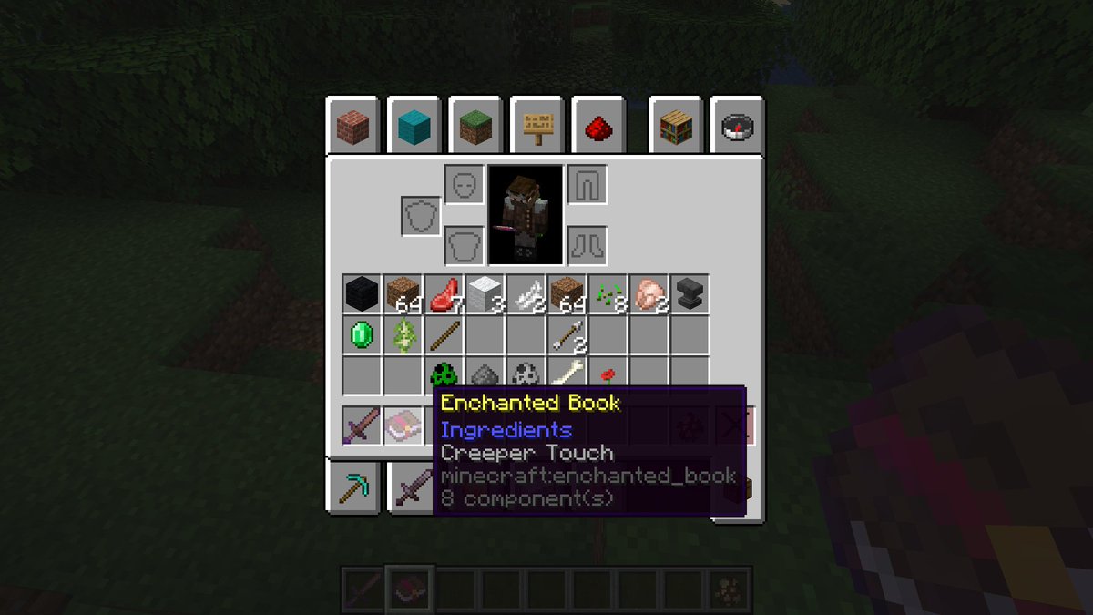 benracer85's tweet image. Je m&apos;amuse à tester diverses possibilités avec les Enchantements Personnalisées possible en 1.21. 😆
 #Minecraft #Datapack