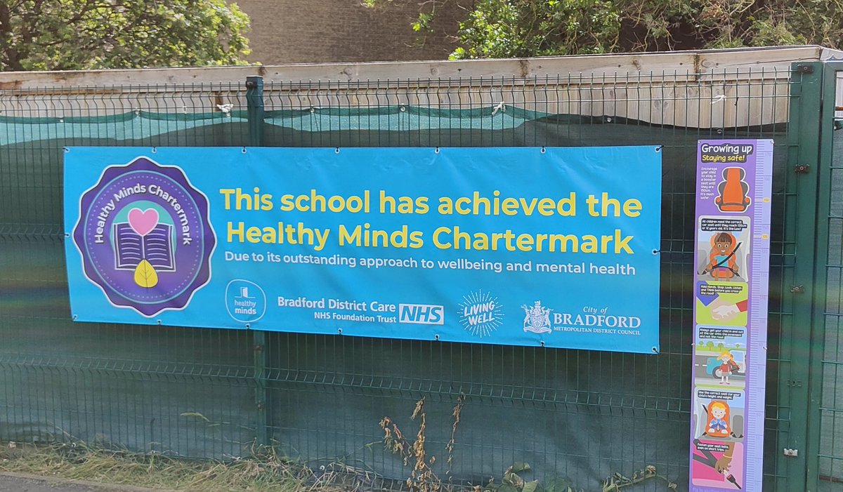 DebbieNeale's tweet image. Our new banner for the silver Healthy Minds Chartemark is looking great! Proud of @tpsbd13 Well done Team TPS!