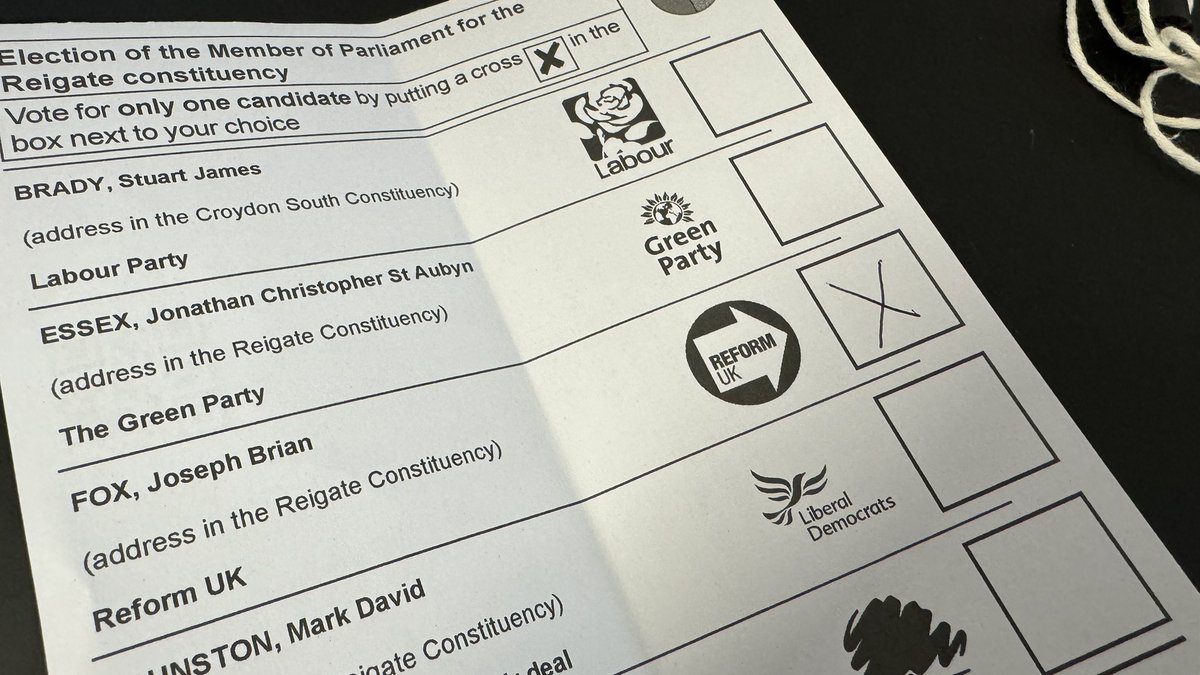 BakesCorp's tweet photo. Mass deportations were unfortunately not on the ballot, so Reform UK will have to do! #UKElections2024 #Elections2024 #Reform #ReformUk #JosephFox #wwg1wga https://t.co/auYDnzSmMW