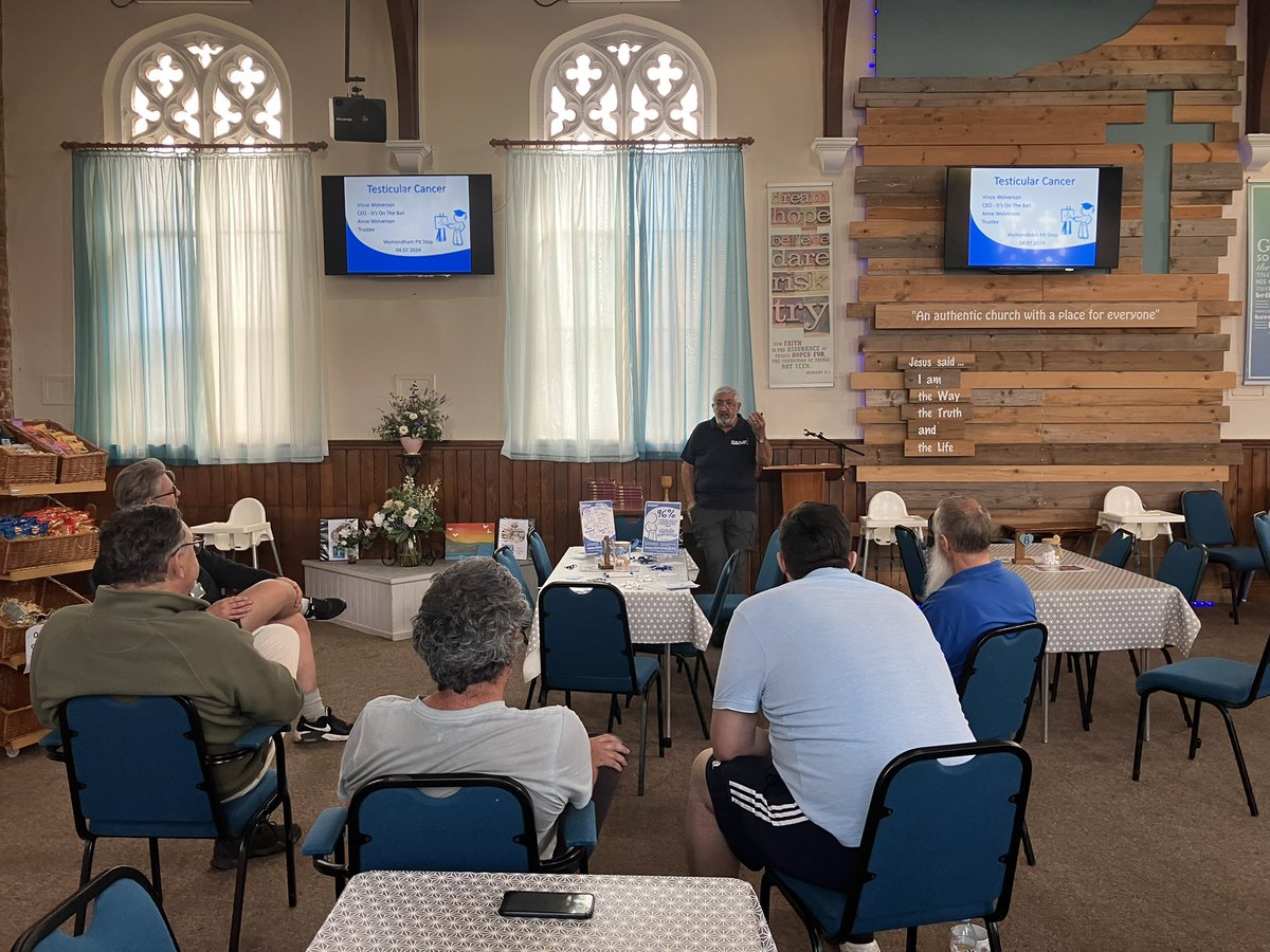 Great to meet the guys and deliver a #testicularcancerawareness session at the <a href="/MensCraft_UK/">MensCraft</a> Wymondham Pit Stop this afternoon.

#haveyoucheckedyours
#MensHealthMatters