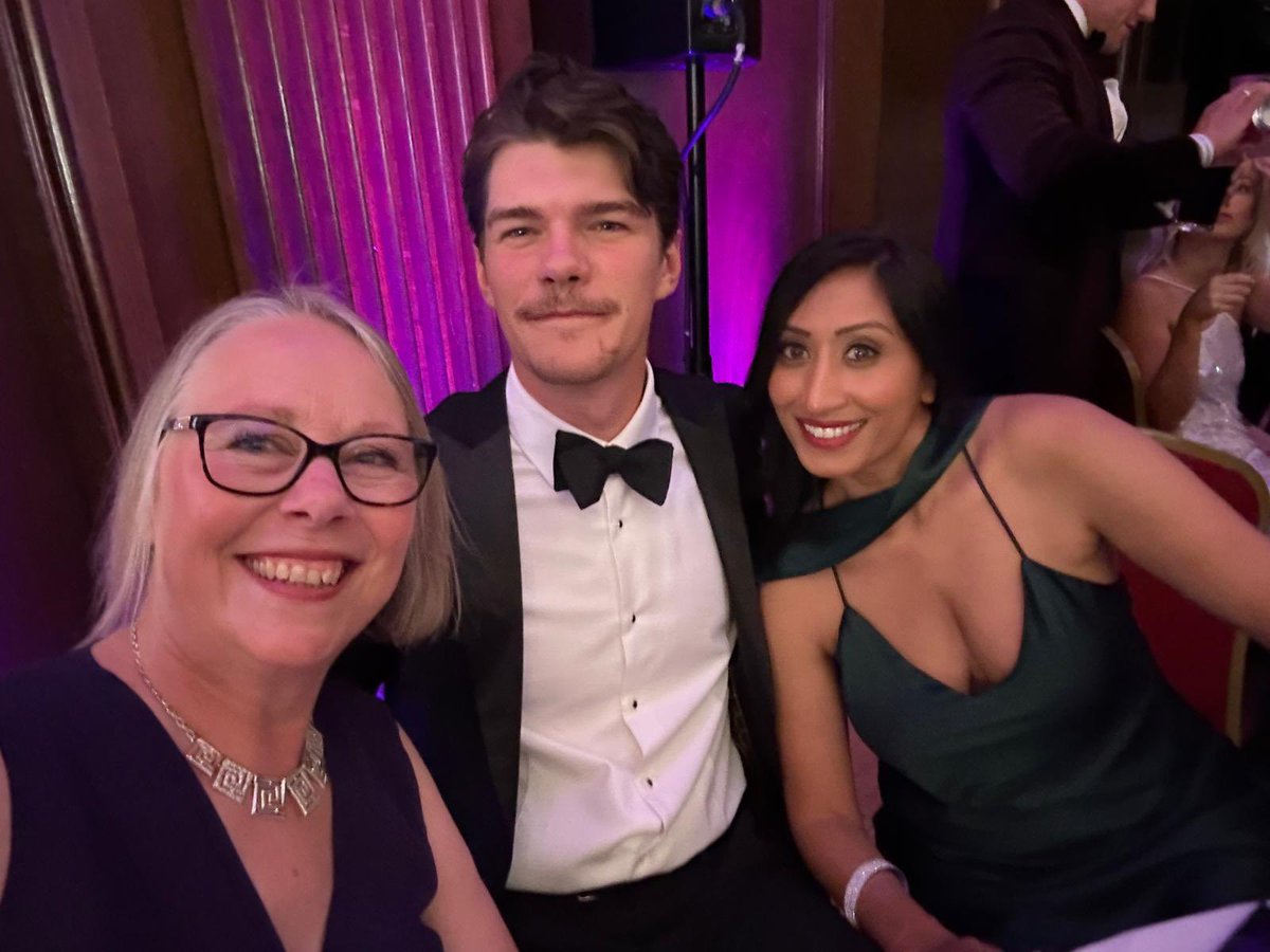 TCGArtist's tweet image. Celebrating with TCG clients at last nights @NATFilmAwards 

A fun night topped off by @BacktoBlackFilm &amp;amp; #FoolMeOnce taking home a few awards 😊

@EdwardHarperJo2 
@KarishmaNavekar 
#RyanDoherty