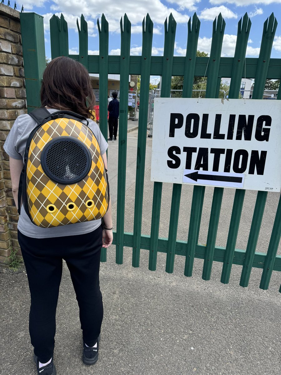 The big day is finally here so we’re back to show all those #dogsatpollingstations that it’s so much cooler to be an <a href="/argyllemovie/">Argylle</a> #catsatpollingstations 
Remember to #Vote and be the change you want to see, and it’s definitely time for change
#Elections2024 #GeneralElection2024