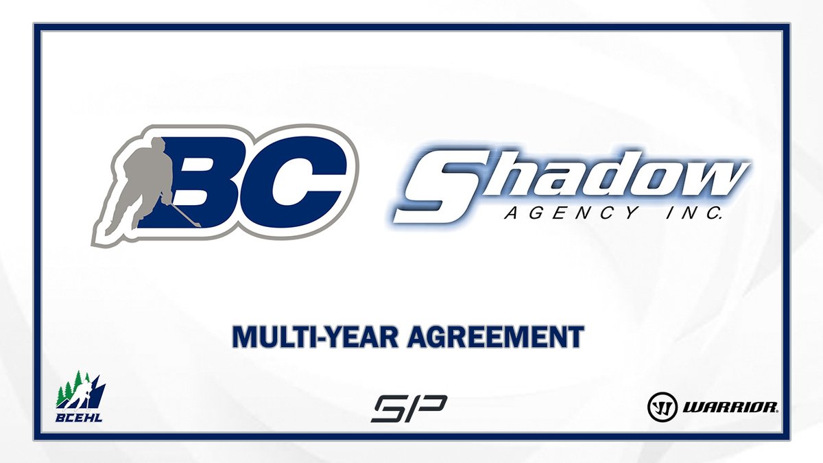 BC Elite Hockey League (@bcehl) on Twitter photo Exciting news for the BCEHL!! As part of the agreement, <a href="/shadowagencyinc/">Shadow Agency Inc</a> will continue to outfit all 14 programs across the BCEHL. Exciting news for the BCEHL!! As part of the agreement, <a href="/shadowagencyinc/">Shadow Agency Inc</a> will continue to outfit all 14 programs across the BCEHL.