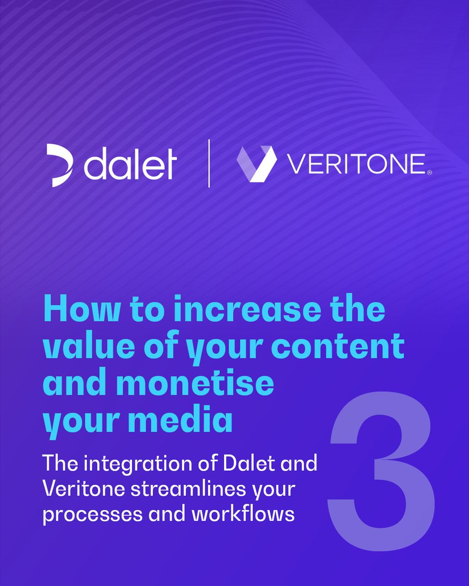 🗞️ In this issue of Unlocked, our monthly newsletter that unlocks all of our best Media Workflow content:

➡️ Benefits of production-connected MAM
➡️ Accelerate sports media workflows
➡️ Selecting the best media supply chain software 

Read more &amp; sign up: hubs.li/Q02FnqmX0