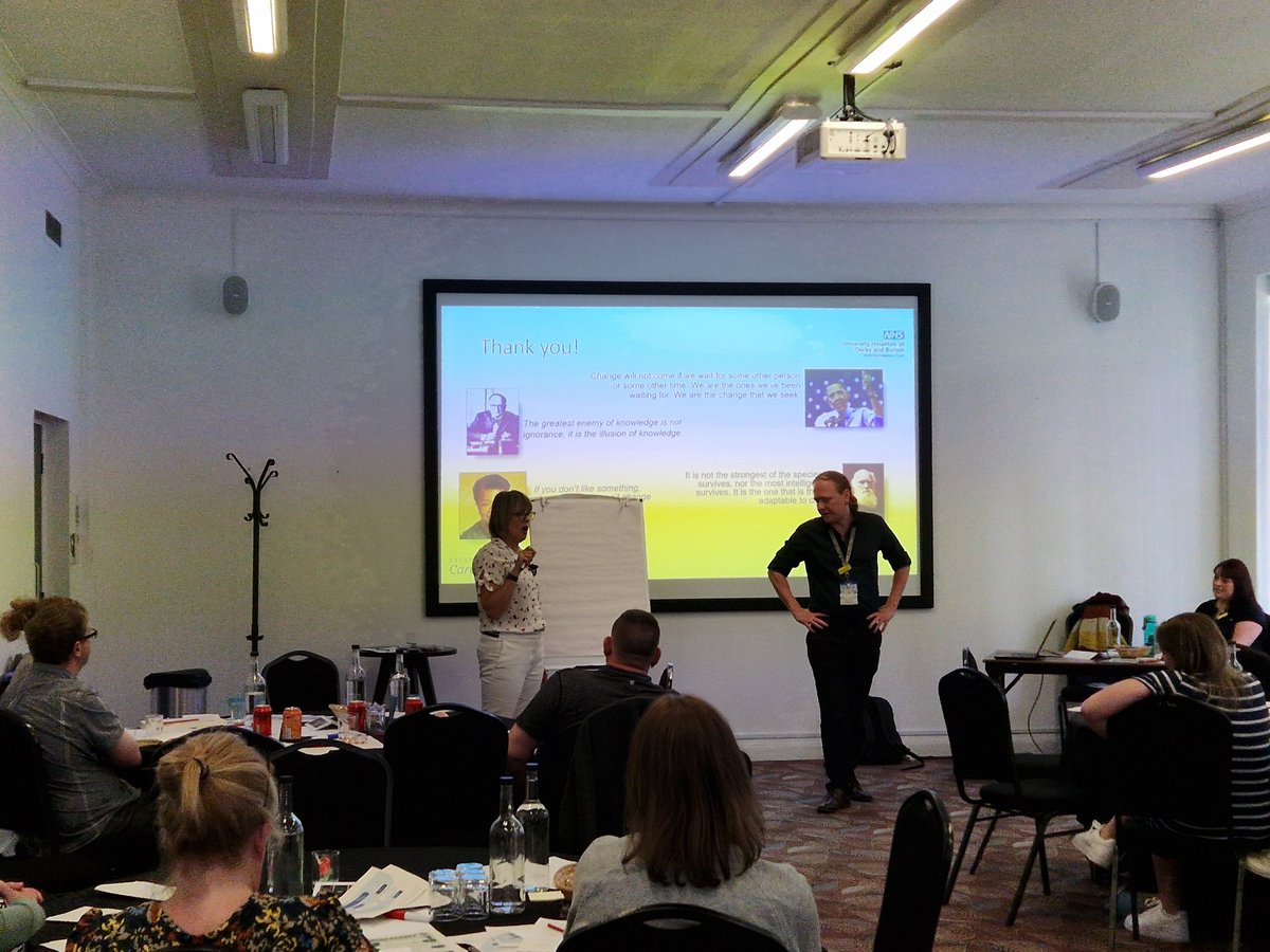 Lots of food for thought and engaging conversations today at day 7 of the band 7 leadership course. <a href="/deannecarr19/">Deanne</a> <a href="/UHDBTrust/">University Hospitals of Derby and Burton NHS FT</a>