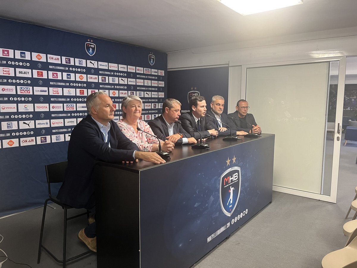 Le <a href="/mhbofficiel/">Montpellier Handball</a> officialise la création de sa section féminine de haut niveau avec le @HBF_3M. Un mariage entre deux associations pour viser une montée en D2F et développer une formation mixte dans l’académie de handball 🤾‍♀️ #montpellier