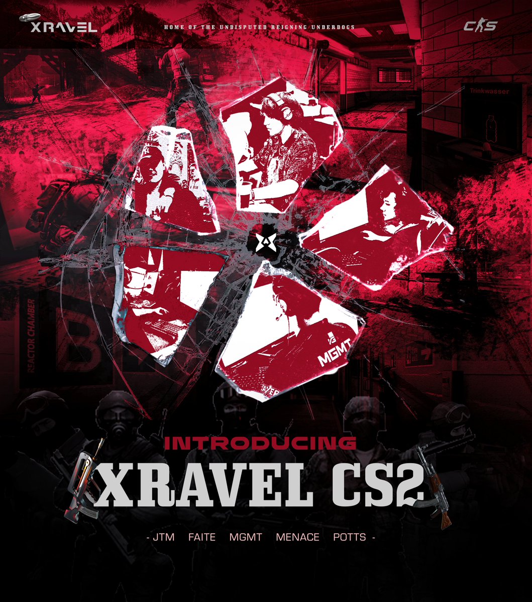 XRΛVEL (@xravelgg) on Twitter photo Back to our roots where the journey began!! 😎🔥
We are finally returning to CS for <a href="/EPICLAN/">EPIC.LAN UK Gaming & Esports Events</a>, <a href="/ESEA/">ESEA League</a> and <a href="/UKICircuit/">UK & Ireland Circuit</a> Div 2 + future tournaments!🔫
WELCOME TO XRVL
🇬🇧| <a href="/JTM_CS2/">JTM-</a>
🇬🇧| <a href="/faitemagi/">kai✨️</a>
🇬🇧| @Menacecsgo
🇬🇧| <a href="/Potts_CSGO/">Matthew Potts</a>
🇬🇧| <a href="/mgmtcsgo/">james</a>
#EZ4XRVL Back to our roots where the journey began!! 😎🔥
We are finally returning to CS for <a href="/EPICLAN/">EPIC.LAN UK Gaming & Esports Events</a>, <a href="/ESEA/">ESEA League</a> and <a href="/UKICircuit/">UK & Ireland Circuit</a> Div 2 + future tournaments!🔫
WELCOME TO XRVL
🇬🇧| <a href="/JTM_CS2/">JTM-</a>
🇬🇧| <a href="/faitemagi/">kai✨️</a>
🇬🇧| @Menacecsgo
🇬🇧| <a href="/Potts_CSGO/">Matthew Potts</a>
🇬🇧| <a href="/mgmtcsgo/">james</a>
#EZ4XRVL
