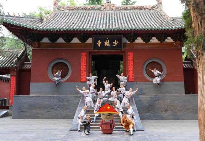 MichisonSOL's tweet photo. ๐Michison at Shaolin Monastery: "Exploring the birthplace of kung fu! Hoping to leave with enlightenment... or at least some cool moves!" ๐ฅ๐ #ShaolinMonastery #KungFu #TravelLaughs #MichisOnVacation ๐จ๐ณ https://t.co/0Sdg2GeGEA