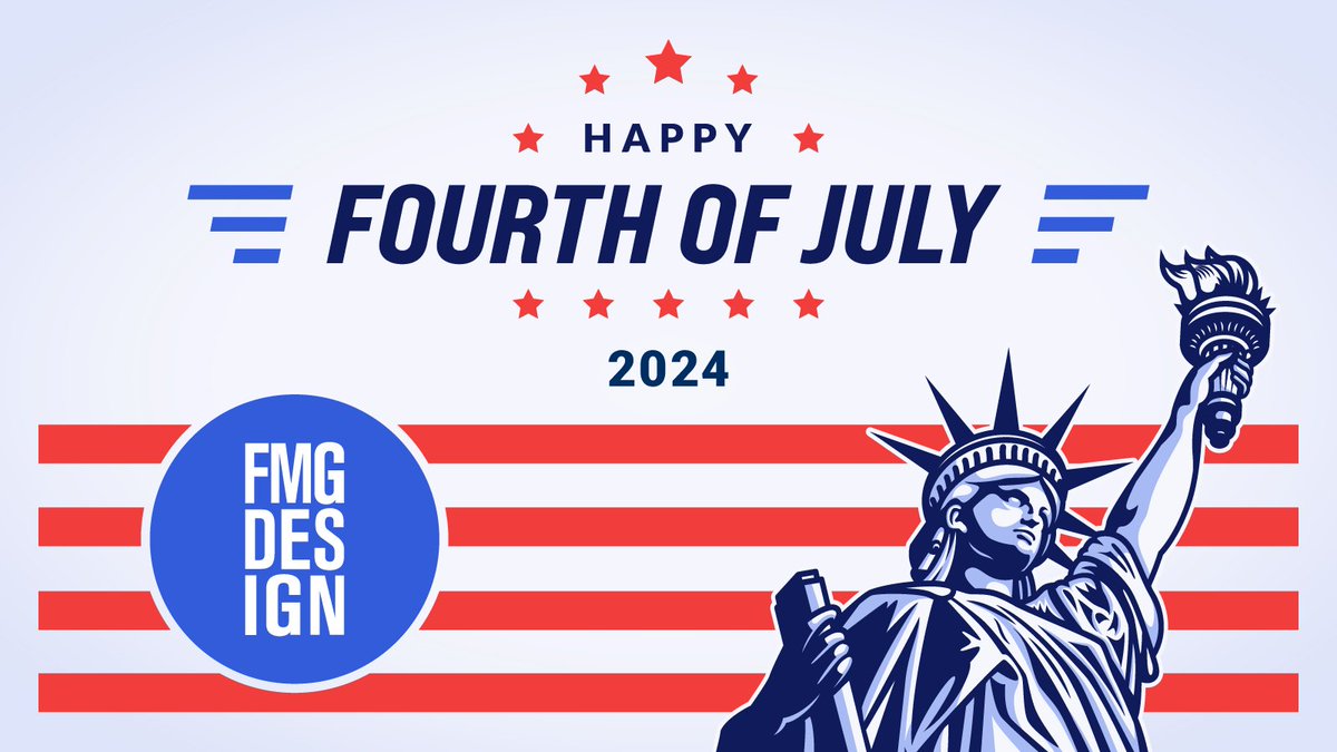 FMGDesignInc's tweet photo. Happy 4th of July!🎉🎇🗽

As we celebrate our nation’s independence, we extend our heartfelt thanks to our amazing clients and partners. Have a fantastic holiday!

#fmgdesigninc #segd #experientialgraphics #4thofjuly2024 #july4th #happyjuly4th #independenceday #fireworks https://t.co/9ihBMFDPww