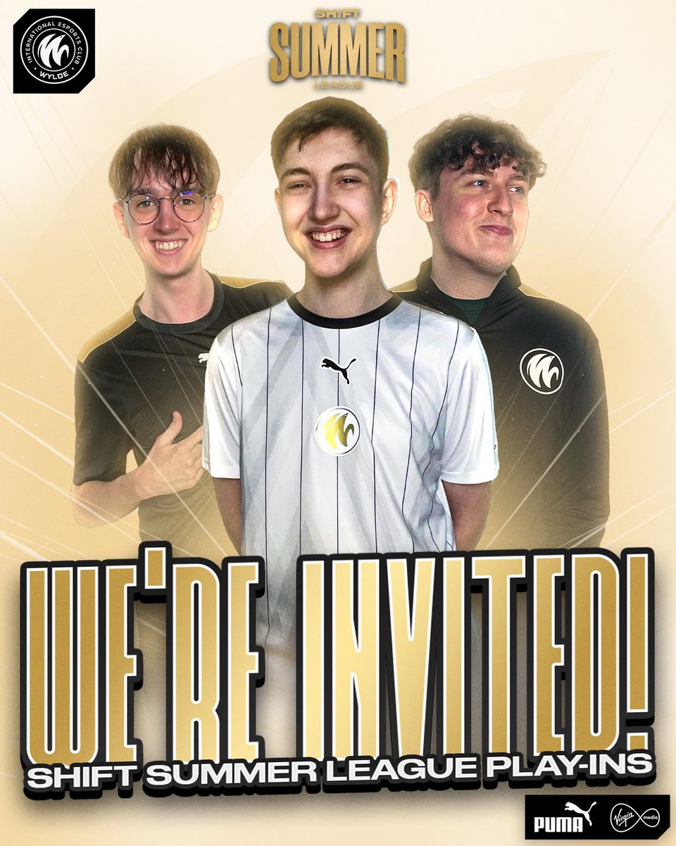 We’re invited to the <a href="/ShiftRLE/">Shift</a> Summer League Play-Ins😎

An exciting few weeks of play begin July 10th!

#GOWYLDE⚡️
