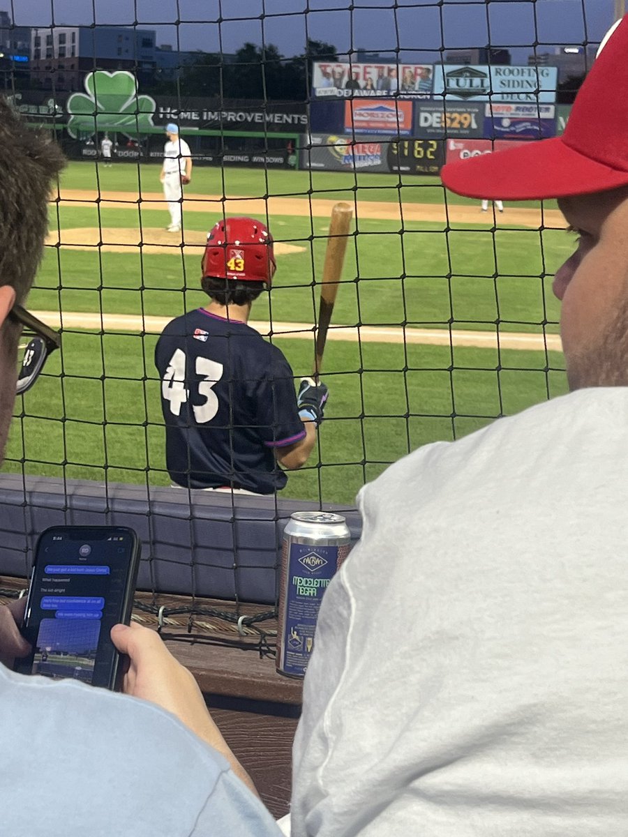 Mr_Brilla's tweet image. Got to visit one of my old students at his job last night. Great to see Jordan and catch up with him after the @BlueClaws game last night. You raised a good one @BigDaddyDissin