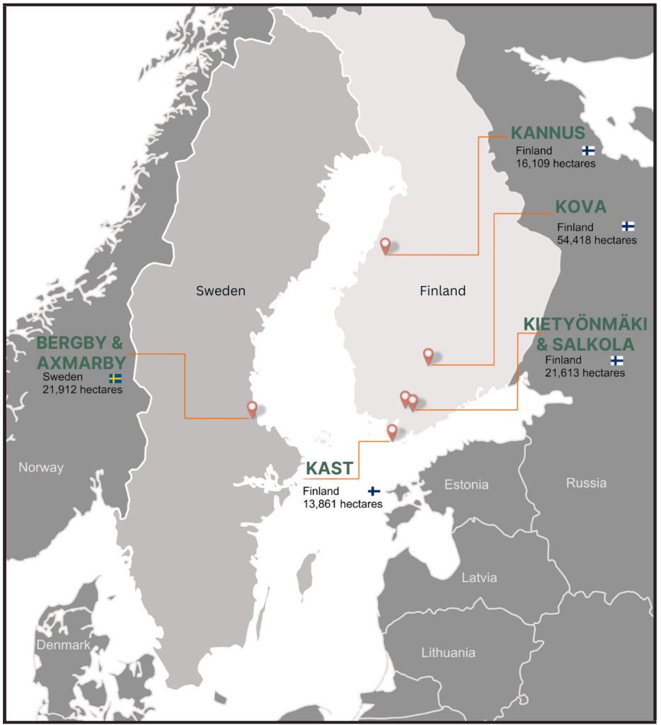 United Lithium (@unitedlithium) on Twitter photo Our land position in the EU has grown to more than 120,000 hectares in 2024 with multiple highly prospective lithium properties across Finland & Sweden.
Visit unitedlithium.com/projects/ for details on our extensive Nordic properties.
🇨🇦 $ULTH 🇺🇸 $ULTHF
#CriticalRawMaterialsAct Our land position in the EU has grown to more than 120,000 hectares in 2024 with multiple highly prospective lithium properties across Finland & Sweden.
Visit unitedlithium.com/projects/ for details on our extensive Nordic properties.
🇨🇦 $ULTH 🇺🇸 $ULTHF
#CriticalRawMaterialsAct