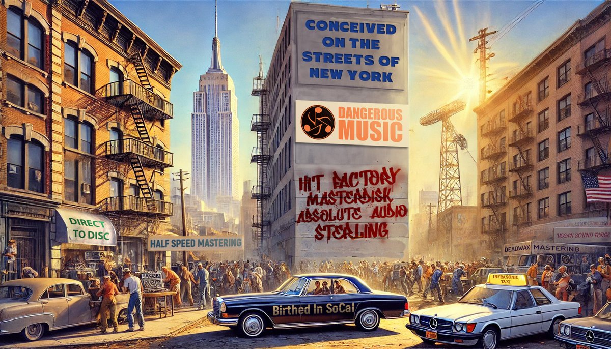 Dangerous_Music's tweet photo. Conceived on the streets of NY and Birthed in SoCal Dangerous Music has been manufacturing audiophilia right here in the USA for well over two decades.
#dangerousmusic #sacrificenothing #heareverything #analog #masteringengineer #emulationimpossible https://t.co/cmYP1GUhkw