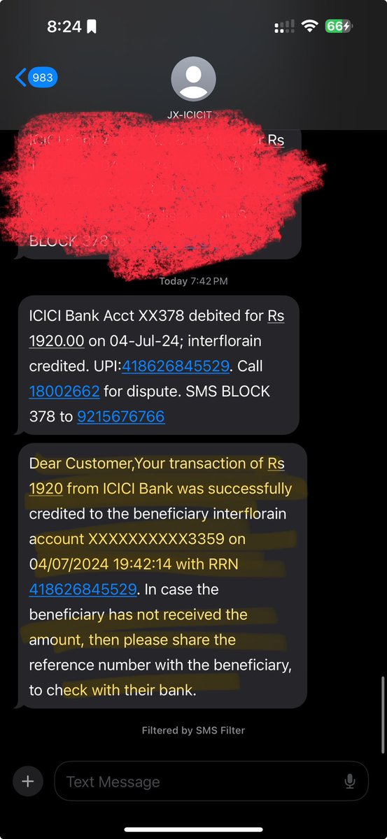 PriyaliKasera's tweet photo. @Interflora @InterfloraUK @InterfloraAU @porterit_  
Had 1 of the worst exp with ur services,1st I paid twice to interflora as they claim to havn’t rcvd 1st pymt even when I had the clear cnfmtion from my bank abt debit.
Secondly, Porter didn’t dlvr and marked the order as dlvrd https://t.co/zZb7PPJaPc