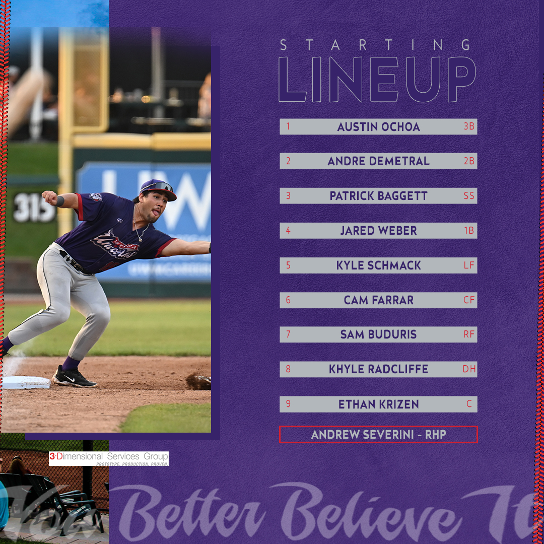 uspbl's tweet photo. Starting Lineup | Utica Unicorns
Game 42 https://t.co/MCyFecn0QL