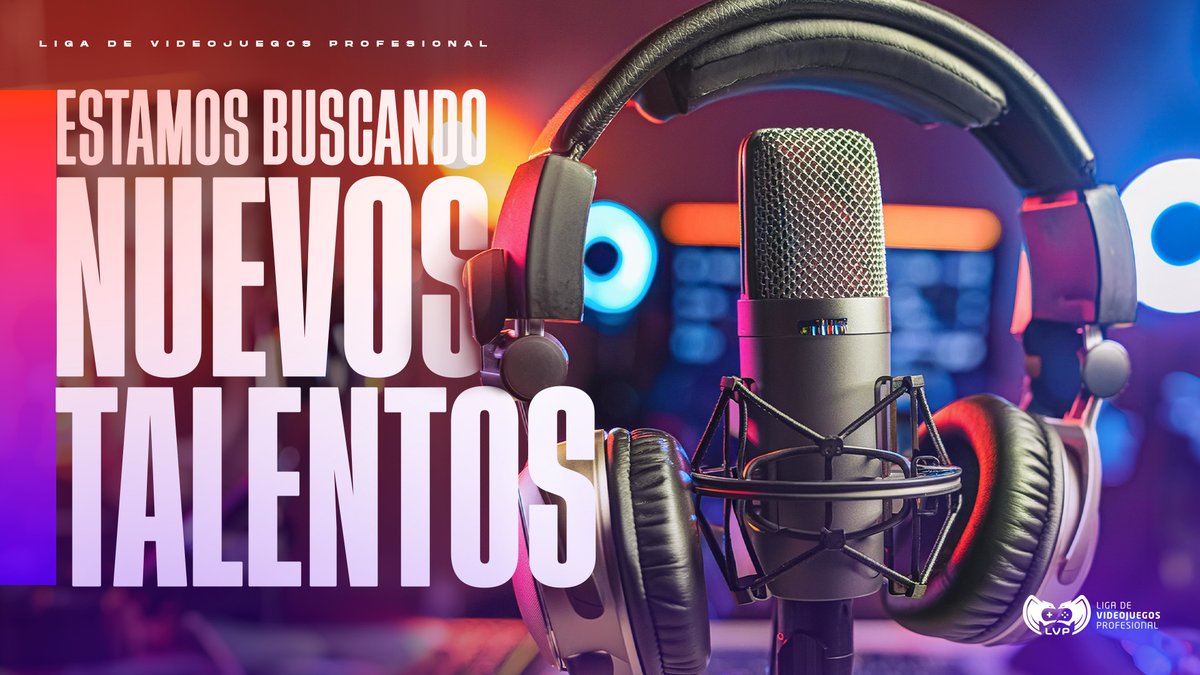¿Eres talento en el mundo de los esports? ¡Únete a nuestra base de datos en LVP! 🎮✨

Estamos buscando a los mejores para formar parte de nuestros futuros proyectos. 🚀 Regístrate ahora y forma parte de nuestra comunidad: 
bit.ly/talentosLVP