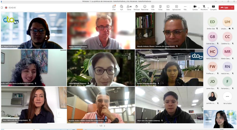 HUBLAYCTIP (@hublayctip) on Twitter photo Hoy reflexionamos sobre la política de Innovación Transformativa y los Alcances Transformativos. Más de 100 personas conectadas 🇨🇱 🇨🇴 🇲🇽 🇺🇾 🇵🇪 🇦🇷¡La próxima semana hablaremos sobre retos y propuestas de la transformación urbana <a href="/cta_co/">CTA</a> <a href="/senacyt/">Senacyt Panamá</a> <a href="/INCancerologia/">Instituto Nacional de Cancerología</a> <a href="/Wyss_for_Nature/">Wyss Academy for Nature</a> Hoy reflexionamos sobre la política de Innovación Transformativa y los Alcances Transformativos. Más de 100 personas conectadas 🇨🇱 🇨🇴 🇲🇽 🇺🇾 🇵🇪 🇦🇷¡La próxima semana hablaremos sobre retos y propuestas de la transformación urbana <a href="/cta_co/">CTA</a> <a href="/senacyt/">Senacyt Panamá</a> <a href="/INCancerologia/">Instituto Nacional de Cancerología</a> <a href="/Wyss_for_Nature/">Wyss Academy for Nature</a>