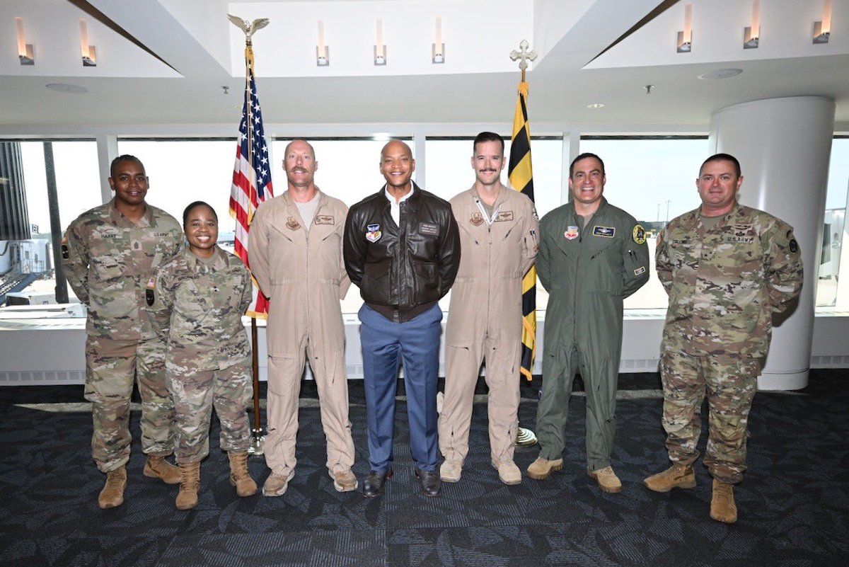 Our Maryland Air National Guard embodies the spirit of service and patriotism that we strive for as a nation. 

Proud to join them today on July 4 for our Air National Guard 175th Air Wing Deployment Return.