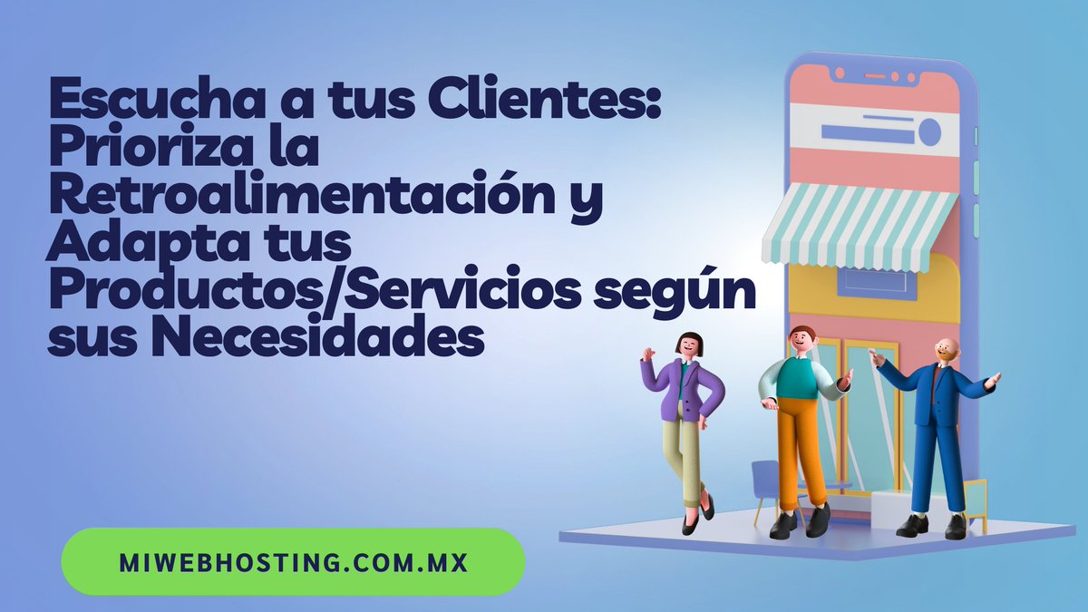 MiWebHosting's tweet image. 🎯 La retroalimentación de los clientes es la herramienta más poderosa para mejorar tu negocio. #ClientesPrimero #Satisfacción

miwebhosting.com.mx/escucha-a-tus-…