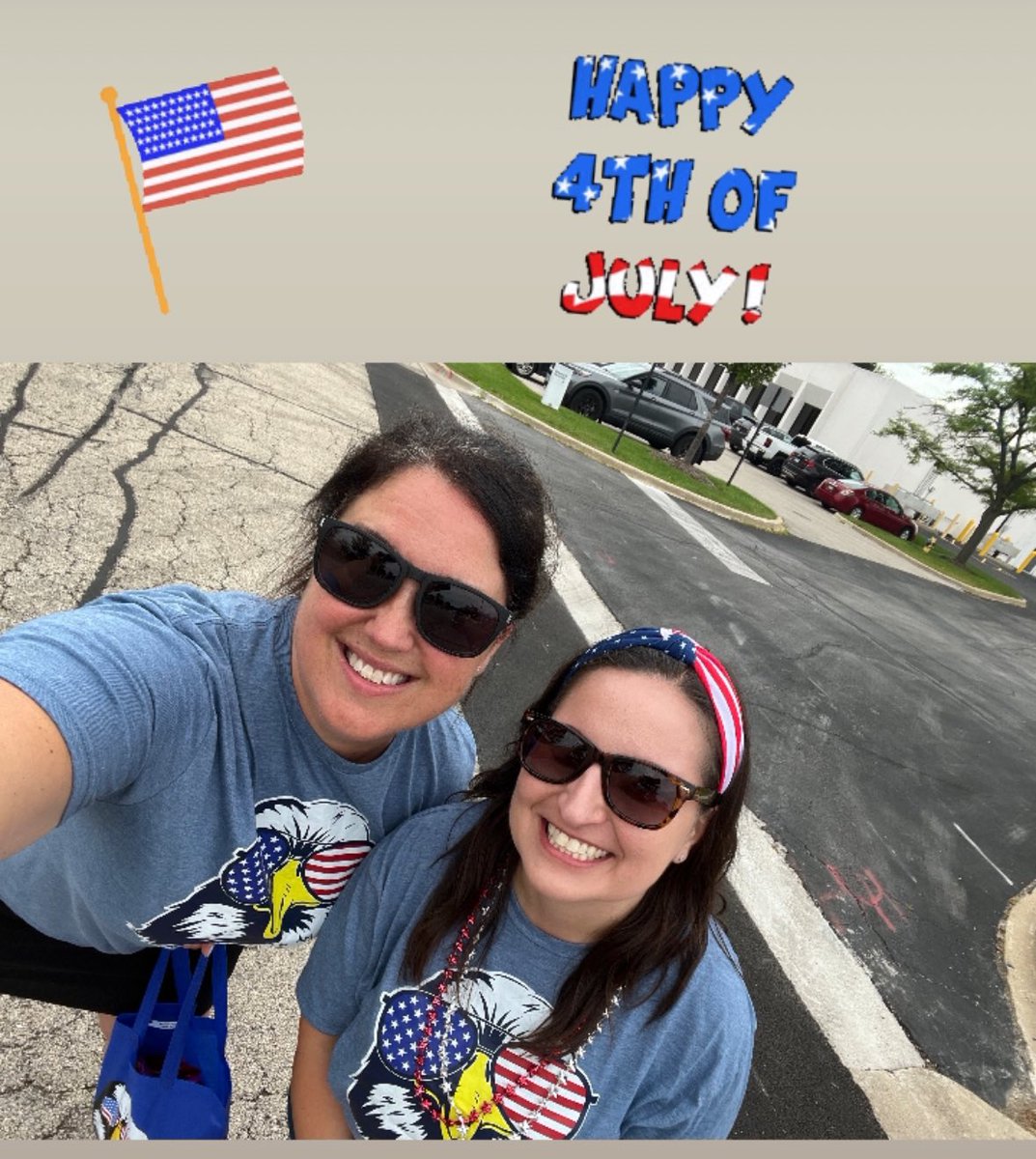 Happy 4th of July! Happy to represent <a href="/District_73/">Hawthorn District 73</a> in the Vernon Hills parade, and I love seeing so many students in the audience! 🇺🇸❤️💙 #BetterTogether <a href="/ElemNorthD73/">ElemNorthD73</a> <a href="/HawthornMSN73/">Hawthornmiddlenorth73</a>