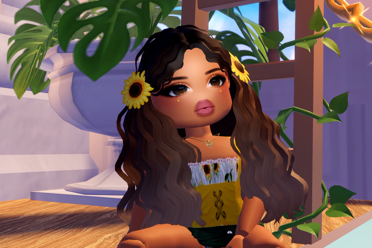 "Smile to the world and smile to the people you love, as a sunflower smiles at the sun."

:: Hair by <a href="/luckyyloll/">luckyy</a> >> roblox.com/catalog/182860…
:: Makeup by @notluketbh >> roblox.com/catalog/175872…
:: Gold Cheek Piercing by <a href="/Dollya_/">Dollya/Sorbet</a> >> roblox.com/catalog/132803…
:: Necklace by @vaIkenheim