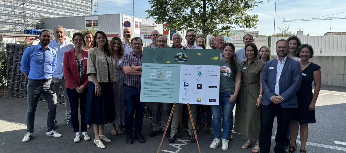 Promotion de l'écologie industrielle: ZIBAY ECOPARC inscrit son futur dans une charte dlvr.it/T98ztB