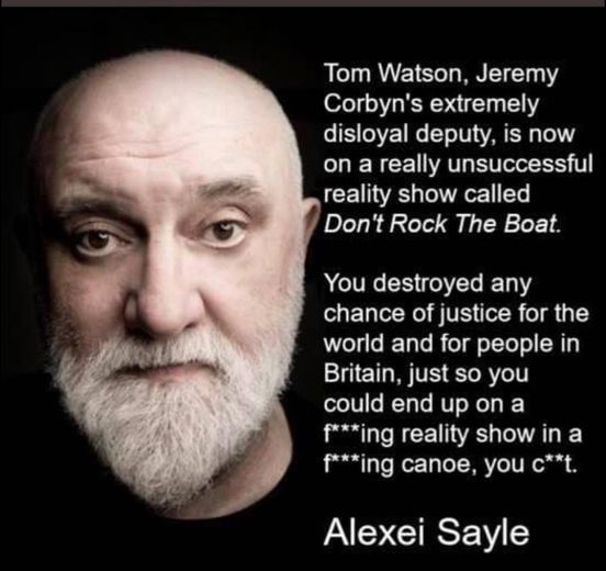 OwenPaintbrush's tweet photo. Tom Watson is a c*nt. https://t.co/IUmZApcrb8