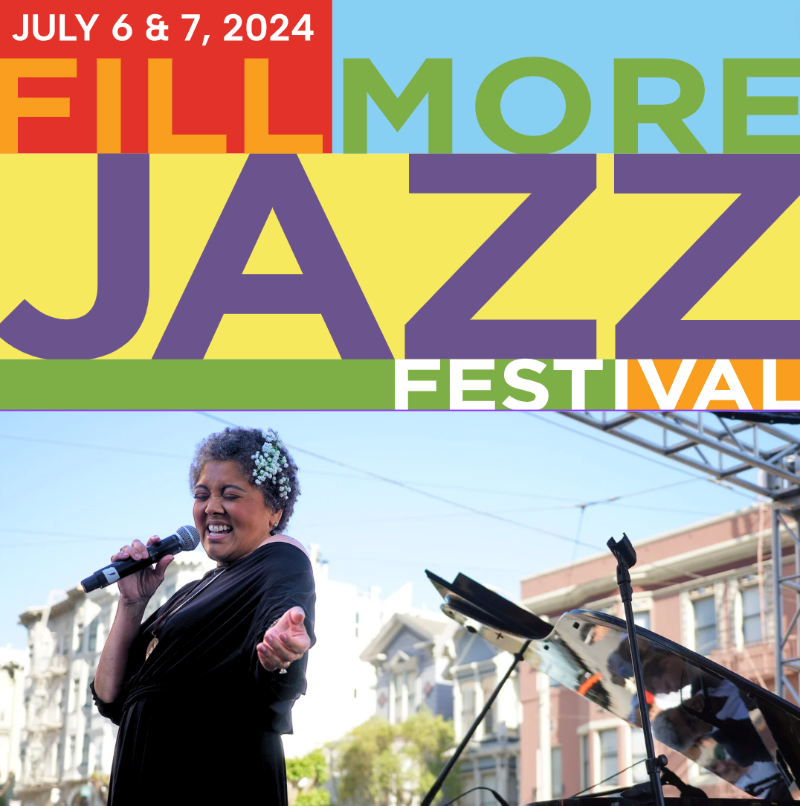 FunCheapSF's tweet photo. Hey SF! The west coast's biggest free jazz fest is back!

🎶 🎷 Join us for 50,000+ people, 2 days of free music, food, and fun at five venues all along Fillmore Street. 

THIS Saturday &amp; Sunday, July 6-7 (10a to 6p) 🎉

See full lineup + festival maps 👇
https://t.co/ZtHWbBS2tu