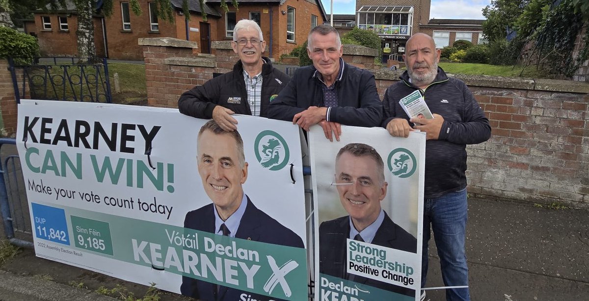 DeclanKearneySF's tweet image. #Crumlin

Vote for change.

Make history in South Antrim. 

Elect the first ever progressive MP for South Antrim. 

Vote Declan Kearney❎