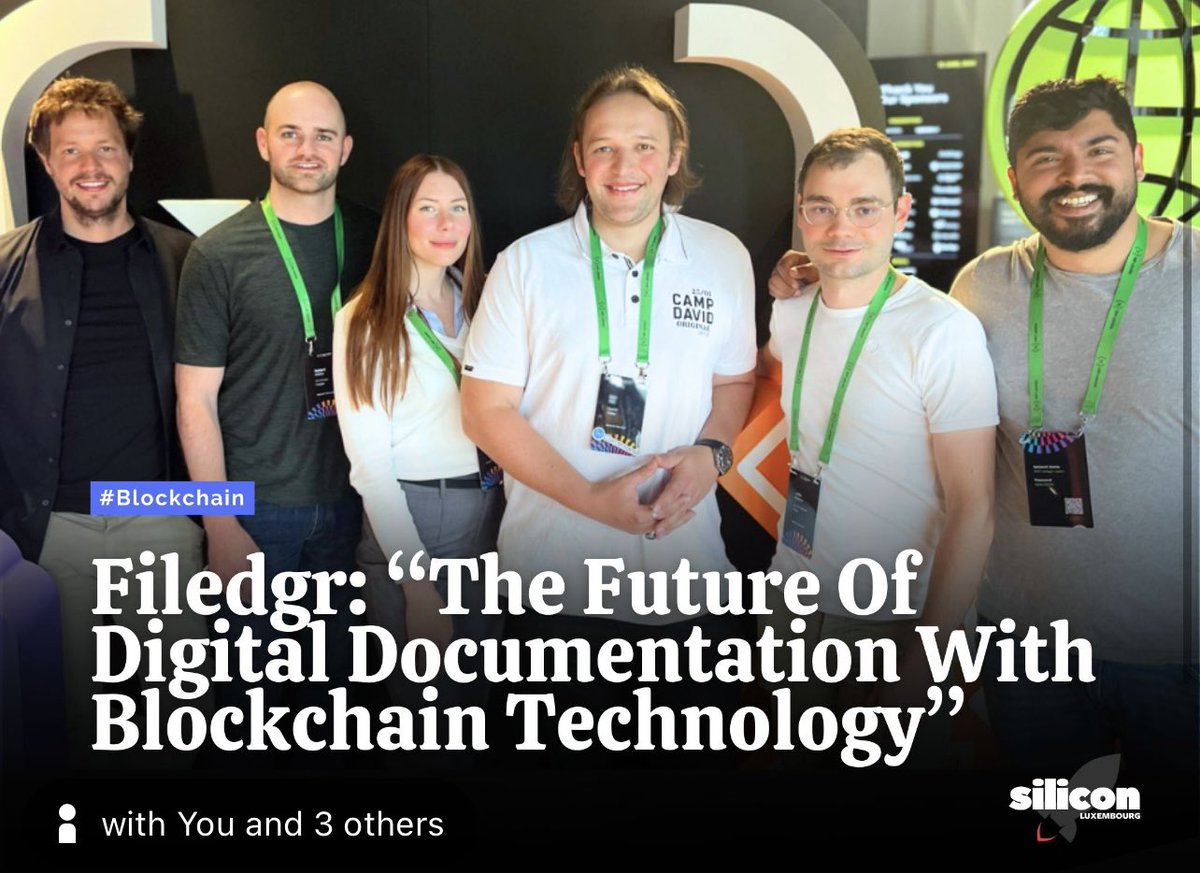filedgr's tweet photo. Press news🗞️ we were featured in an article by @SiliconLux.

Our CEO @er_falk spills the ☕️ about his own struggle with missing documents that cost him money, nerves and time. 

This was the beginning of Filedgr🦉…

 Link in the comments 💚 https://t.co/Q40RL7lTr9