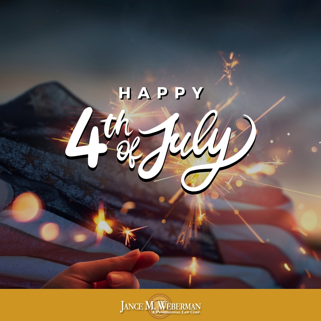 Enjoy the patriotic spirit of the 4th!

#4ofJuly #IndependenceDay #lawyer #law #attorney #legal #lawfirm #justice #LA