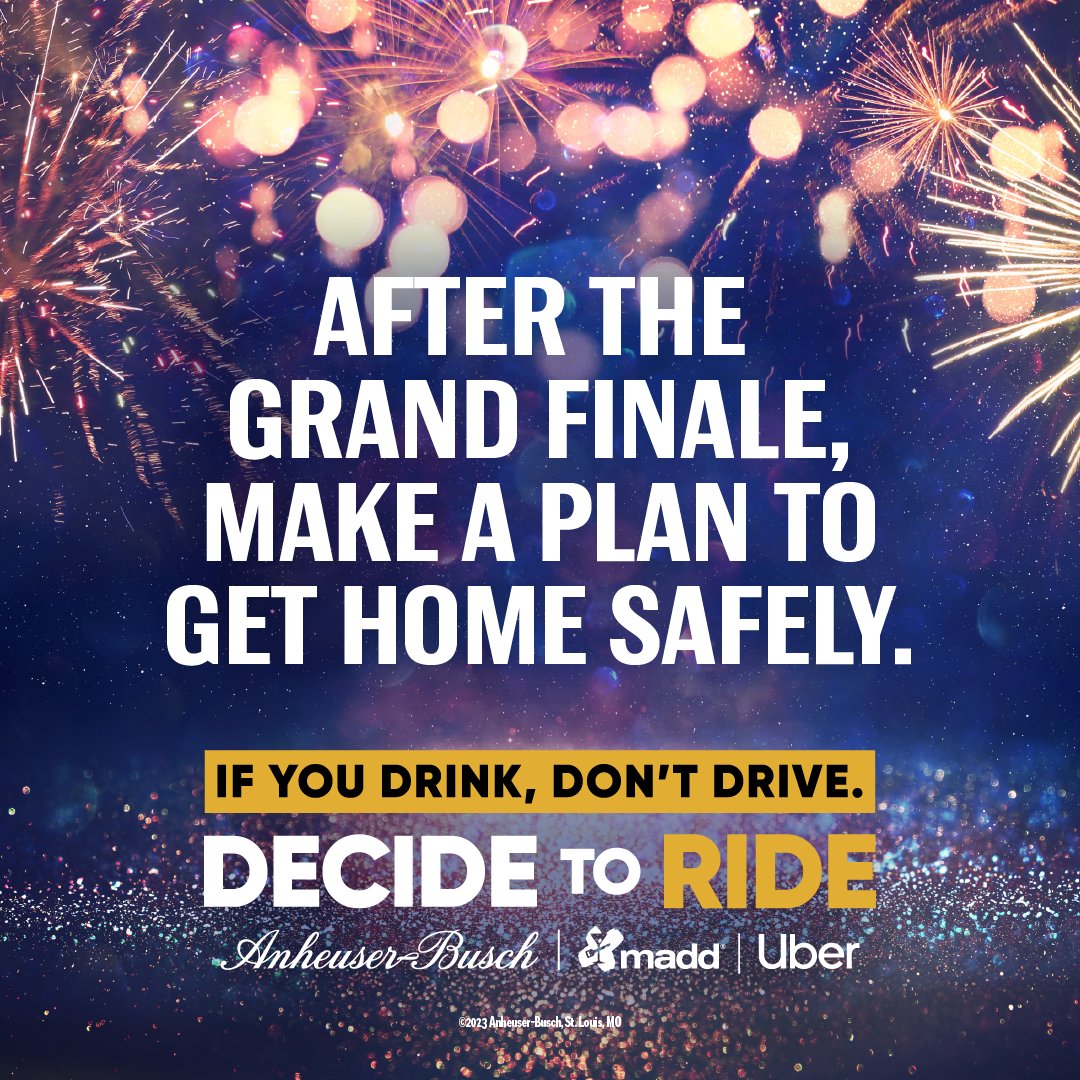 gmdistributors's tweet photo. If you’re planning on picking up a @Budweiser this Fourth of July, be sure to grab a safe
ride home while you’re at it. Celebrate Independence Day safely and #DecideToRide
with @Uber, @AnheuserBusch and @MADDNational. 🇺🇸 https://t.co/M0fy60pT3I
