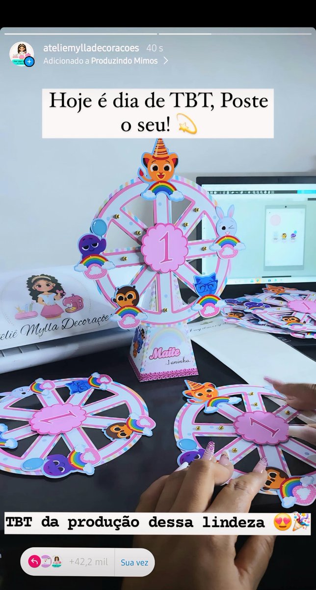 #TBT  da produção dessa lindeza 😍🎉🎁
.
🗓 Agenda de Julho Aberta 🎉
📍Vanha fazer sua encomenda WhatsApp link 👇
wa.me/message/MX655G…

#mundo #mamaes #festa #personalizados #lembrancinha #crianças #tudoparafesta